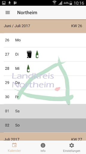 Visualização do aplicativo