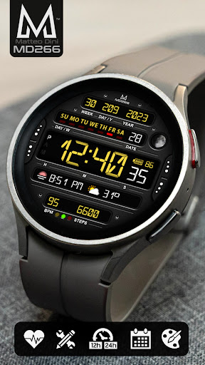 MD266 Classic Watch Face screenshot 5
