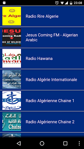 Android application Radio Algeria screenshort