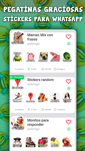 WASticker Stickers con frases Screen 3