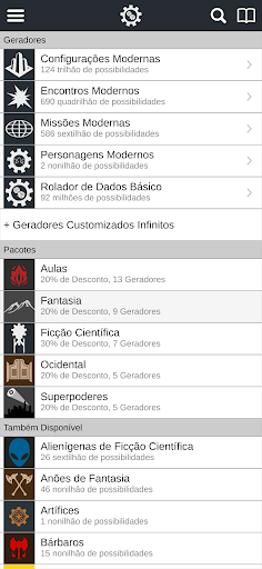 Visualização do aplicativo