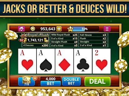 Video Poker Play Poker Offline Screenshot