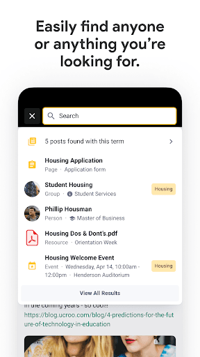 Android application myXULA screenshort