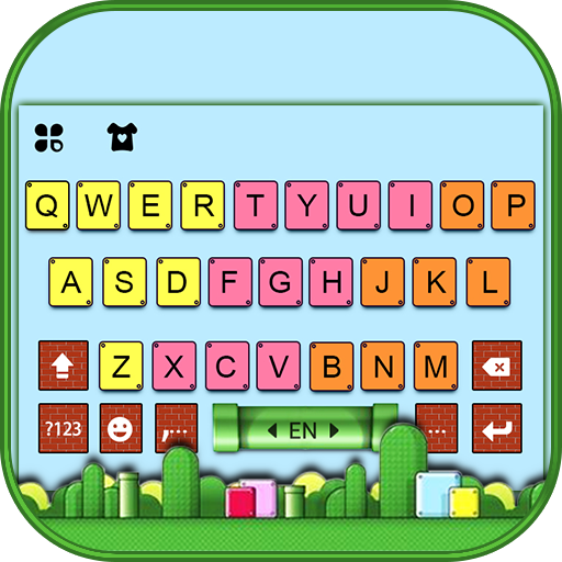 Colorful Keyboard Background logo