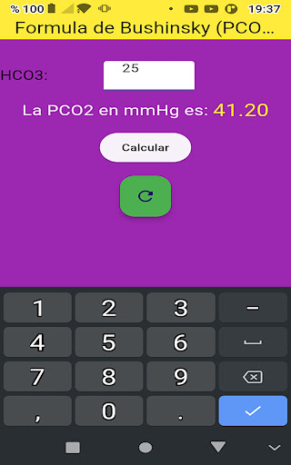 Formula de Bushinsky ( pCO2 ) screenshot 23