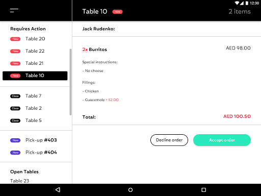 Swif - Order Manager Screenshot 4 - AppWisp.com