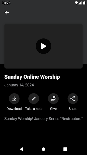 Faith City Screen 3
