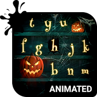 Halloween Animated Keyboard + Live Wallpaper
