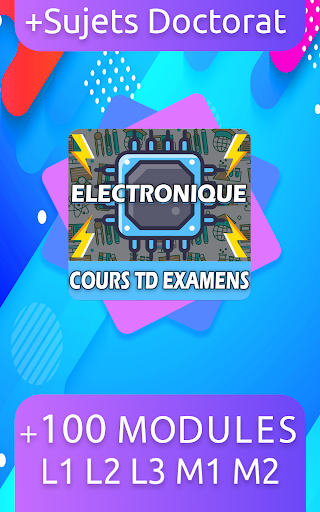 Android application Electronique screenshort