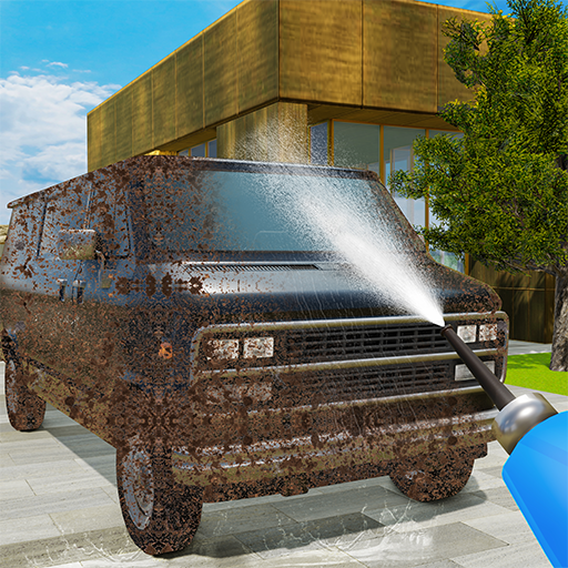 محاكاة غسل سيارة السلطة 3D