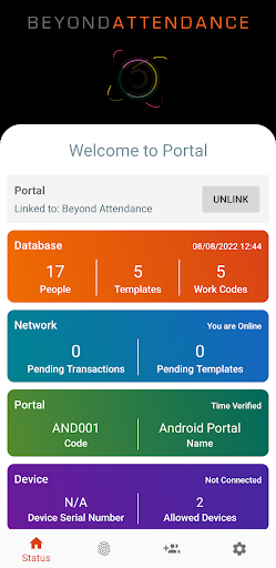 Android application Beyond Attendance Portal screenshort
