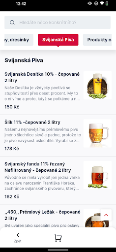 Pivovarská Restaurace Svijany Screen 3