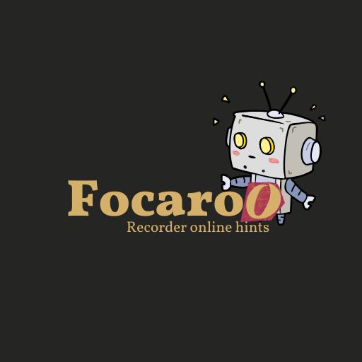 Focaroo record online hint logo