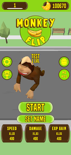 Android application Monkey Flip screenshort