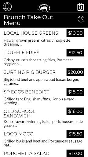 Android application The Surfing Pig, Hawaii screenshort