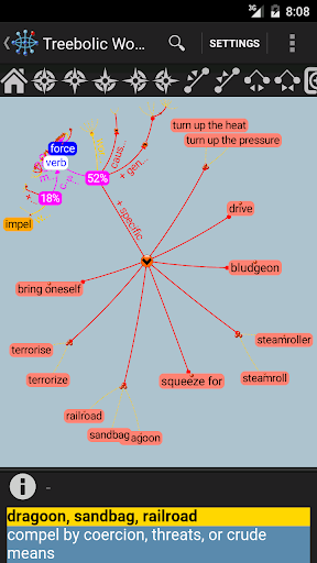 Treebolic WordNet Screen 3