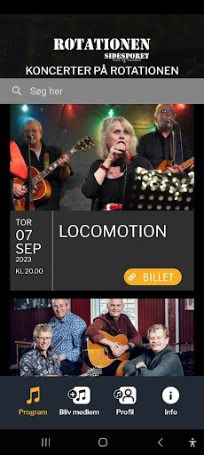 Android application Rotationen screenshort