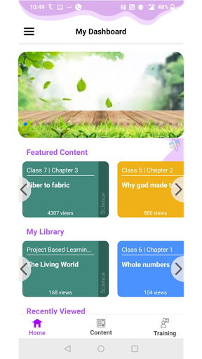 Android application Teachopia screenshort