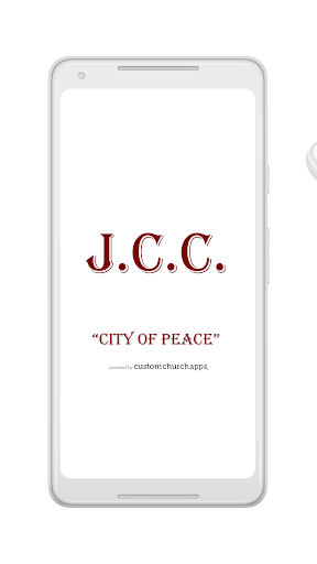 Android application JCC "City of Peace" screenshort