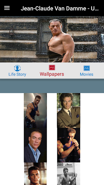 Captura de Pantalla 3 Jean-Claude Van Damme Life Story and Wallpapers android