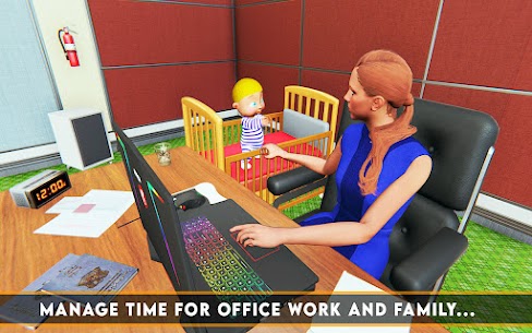 Working Mom Workplace Job Simulator Game:Child Care 4