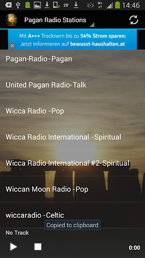 Pagan Radio Stations Screen 2
