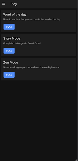 Android application The Grand Cross screenshort