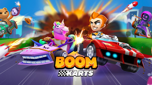 Boom Karts Multiplayer Racing Mod APK 1.33.1 (Unlocked)(Mod Menu)(Mod speed) Gallery 5