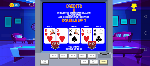 Video Poker Big Bet Screen 2