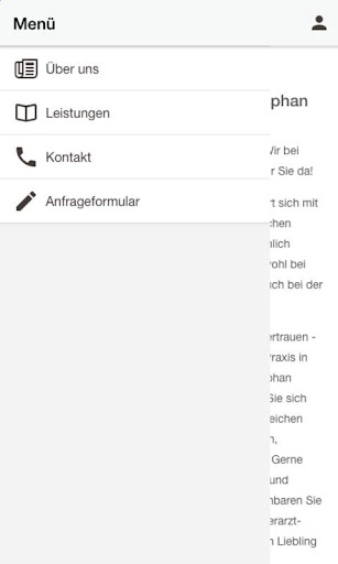 Android application Tierarztpraxis Stephan Greul screenshort