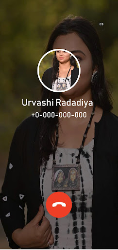 Urvashi Radadiya Video Call Screen 2