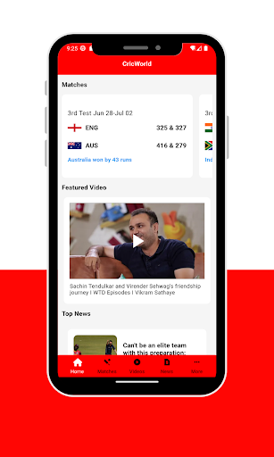 CricWorld Screen 2