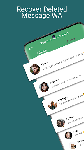 Android application WMR - Recover Deleted Messages screenshort