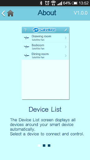 Android application Satellite Remote screenshort