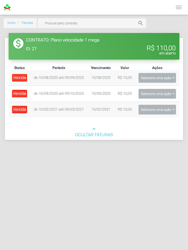 Atranet Cliente Screenshot