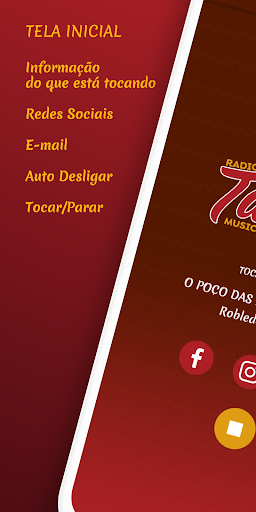 Android application Rádio Taim - Música Meridional screenshort