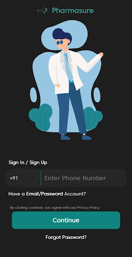 Android application Pharmasure Rider screenshort