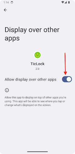 TicLock Screen 3