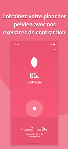 Android application Temps de Kegel screenshort