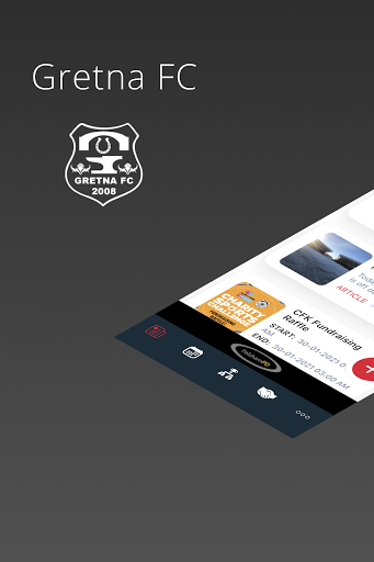 Android application Gretna FC 2008 Official App screenshort