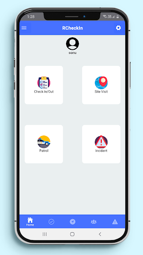 RCheckIn Screen 2