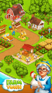 Farm Town: Happy village near small city and town 3.45 Screenshots 1