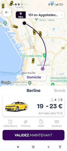 Taxi Radio Marseille Screen 3