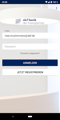 Android application akf ident screenshort