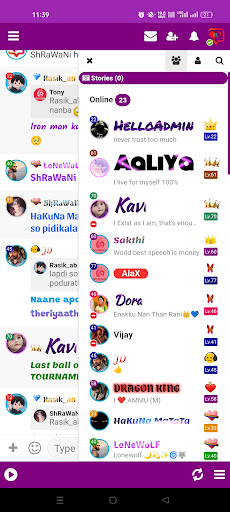 Tamil Chat - Tamil Heart Chat Screen 3