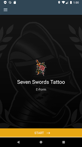 Android application Seven Swords Tattoo Company screenshort