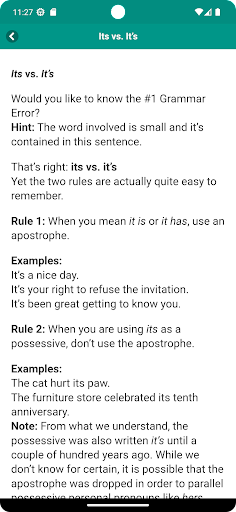 Common Grammar Mistakes Screenshot 2 - AppWisp.com