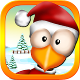 Chicken Christmas icon