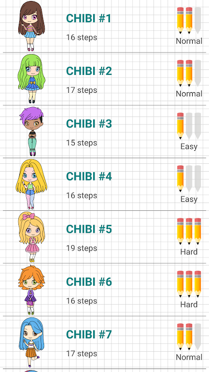 How to Draw Chibi Girls - 1.2 - (Android)