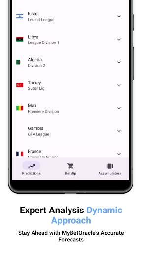 MyBetOracle: match predictions Screen 3
